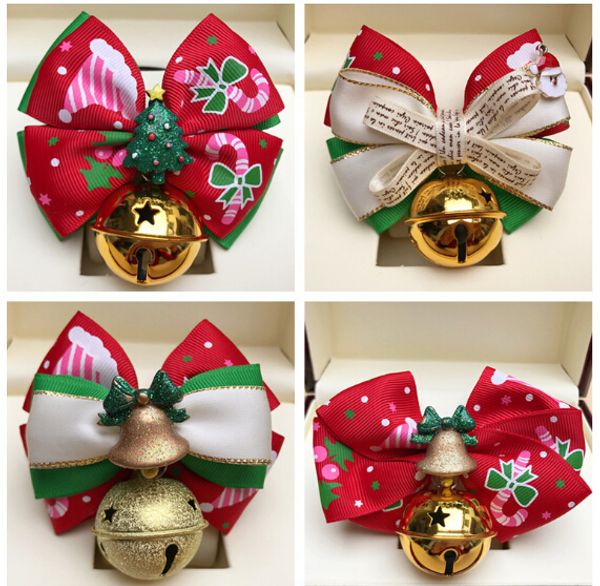 

pet собака рождественские галстуки-бабочки уход бантом воротник с колокольчиком фестиваль рождественский галстук pet аксессуары xs to l