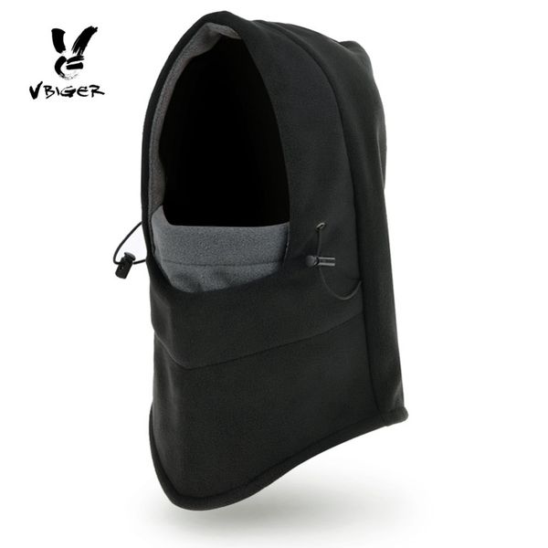

vbiger thicken warm windproof cap beabies skullies head covering face mask balaclava with fleece for winter unisex