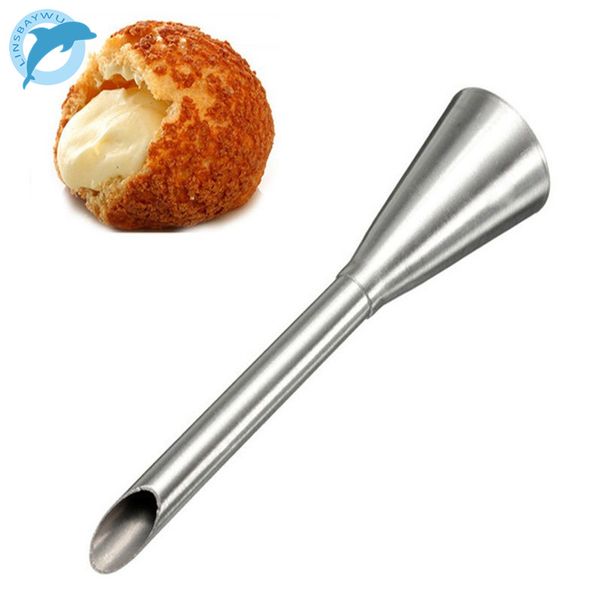 

linsbaywu 2 sizes cup cake cream puff icing piping nozzle tips sugarcraft fondant pastry #184