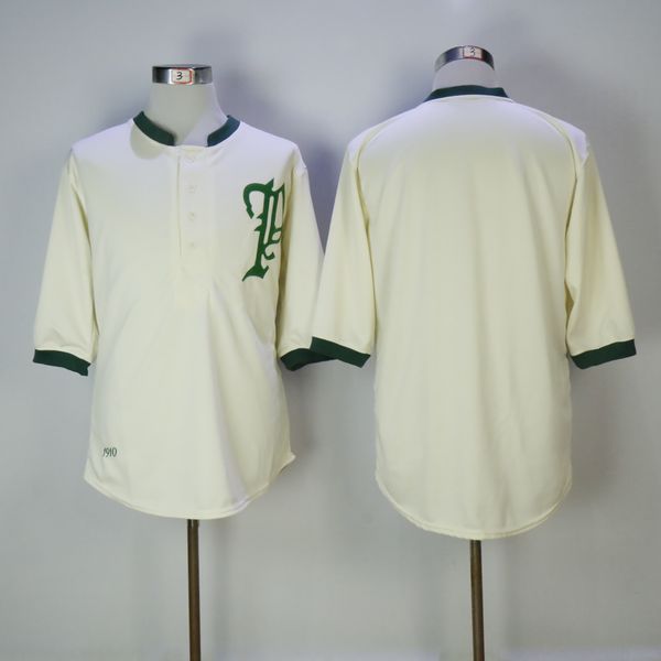 

Men 1910 Philadelphia Cream Authentic Beige Cheap High Quality Free Shipping 1910 Philadelphia Jersey Stitched Embroidery Jersey