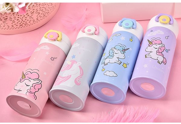 

children vacuum cup insulated double wall 304 stainless steel mugs cartoon straight cup for kids students