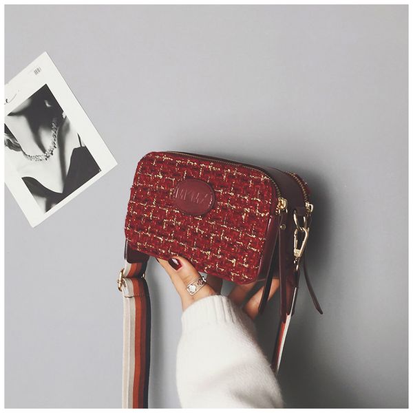 

female mini bags women's leather single shoulder bag women crossbody bags ladies small wide strap bags jinshi wanggong /11