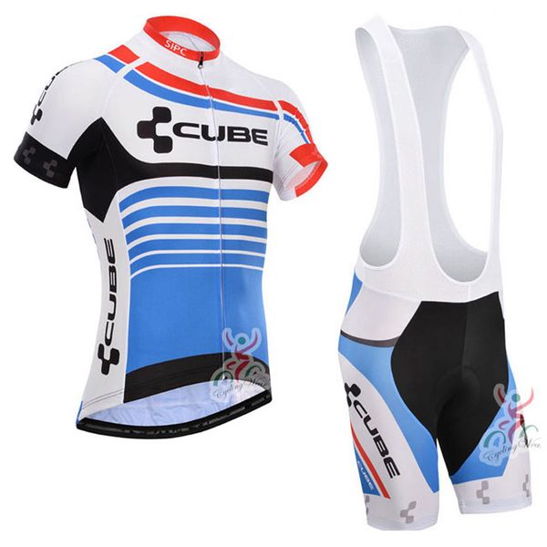 Pro Cube Team Jersey Cycling Abbigliamento Uomo Summer Quick Dry Ropa Ciclismo Racing Bike Cycling Jersey Set Mountain Bicycle Outfits Y20032311