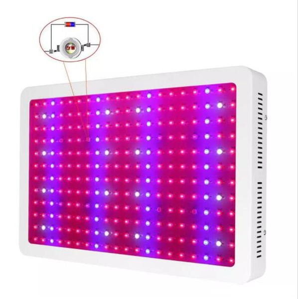 Spectrum 600W 800W 1000W LED Grow Kit de luz Luz da lâmpada médica Luzes de alimentação livre 10W Hidropónico crescer lâmpadas AC 85-265V US Eu Au Reino Unido Plug