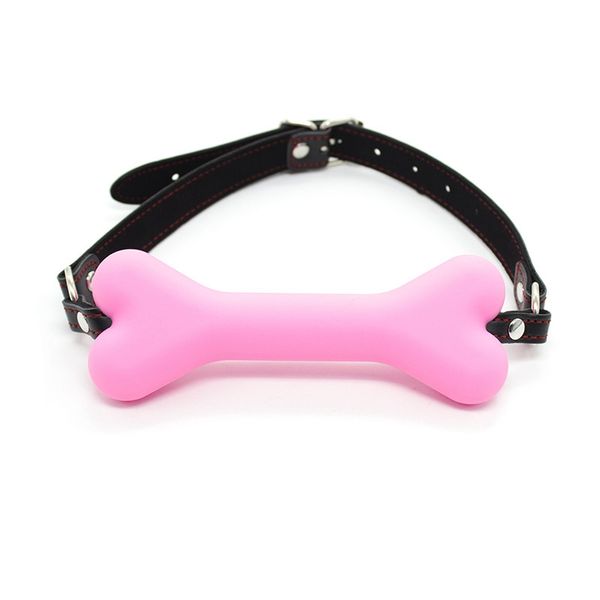 

wholesale games slave toys erotic toys silicone bone dog gag with buckle mouth bondage couples bondage cosplay products for b tvrm