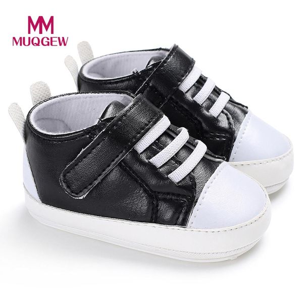 

muqgew toddler shoes newborn infant baby girls boys crib shoes soft sole anti-slip sneakers pu for unisex