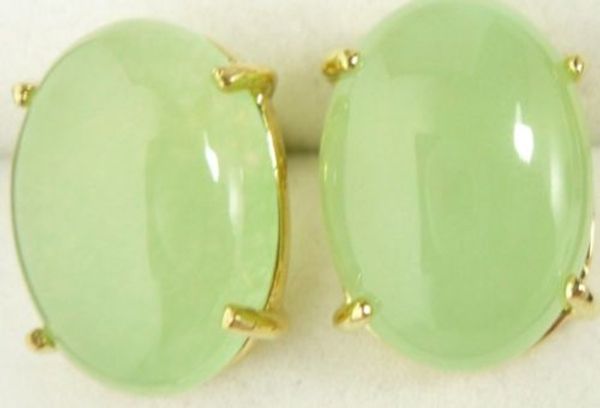 

green jade earrings costume jewellery women earrings<<<ing, White