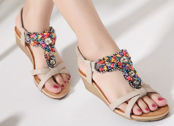 skechers bohemian sandals ladies