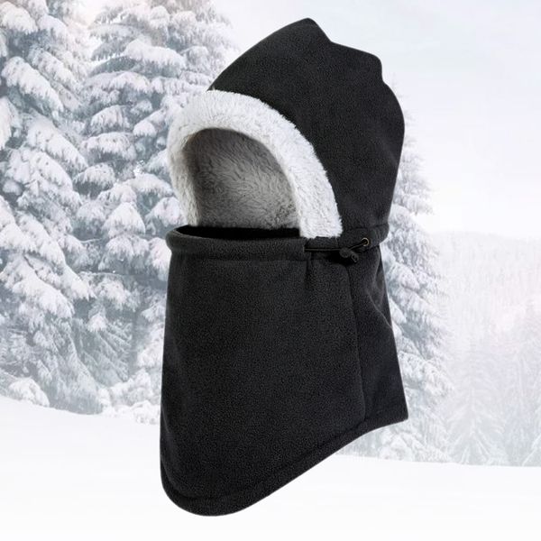 

new arrival riding thickened winter coldproof warm face mask, Black