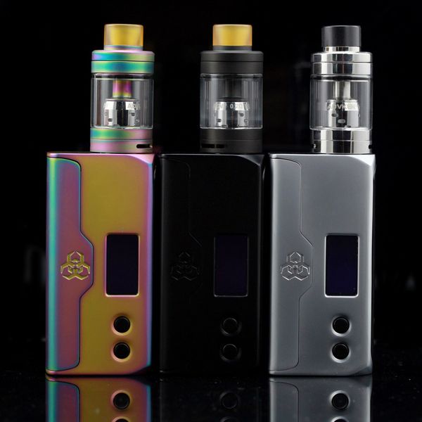 

Authentic Advken Dominator 100W TC Kit OCC Version 0.2ohm 0.6ohm Vape Ecig Fit 18650 21700 20700 cell Battery DHL Free