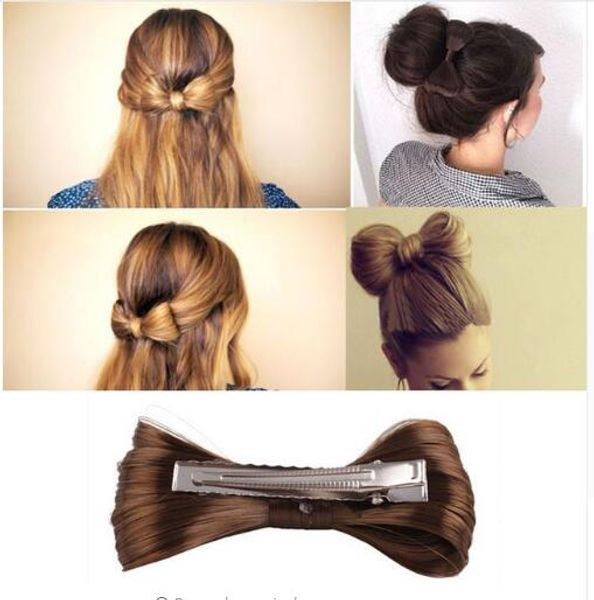 Acessórios De Cabelo Moda 7 Cores Mulheres Big Bow Hairpin Meninas Adorável Wig Clips Chegada