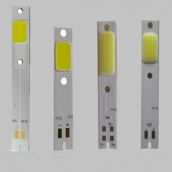 

c6 led car near/high beam headlight h1 h3 h4 h7 cob light source 15w 30w 100lm/w
