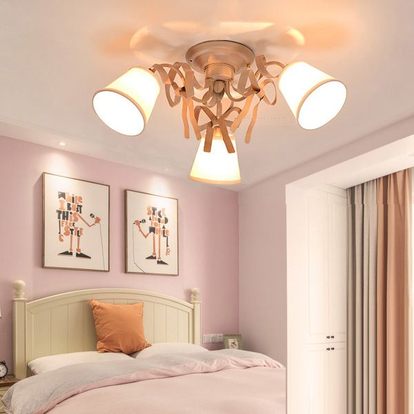2019 Contemporary The New Children S Led Bedroom Lamp Simple Modern Romantic Love Style Room Warm Wedding Room Ceiling Lights From Royallamps 189 95