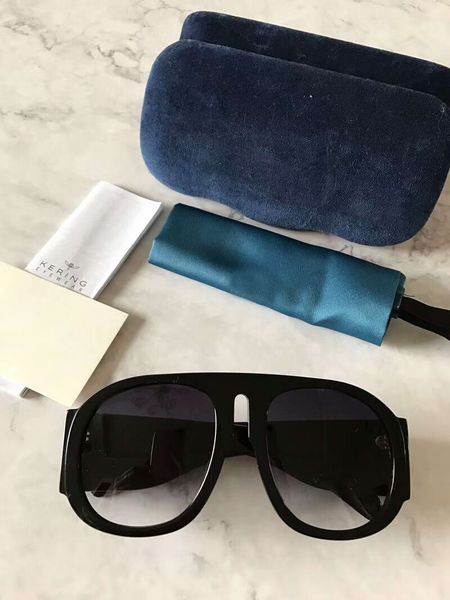 

0152s pilot sunglasses black frame grey lens 0152 sonnenbrille sunglasses fashion glasses new with box, White;black