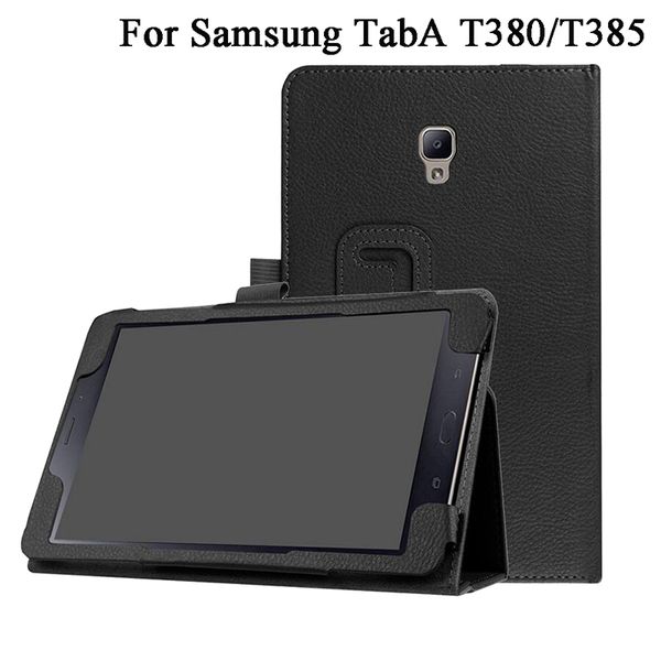 

pu кожаный чехол для samsung galaxy tab a 8,0 +2017 t380 t385 sm-t385 tablet stand case folio