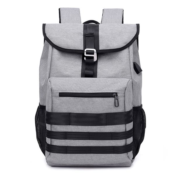 

new wear-resistant business backpack male usb charging backpack large capacity student travel waterproof leisure lapbag