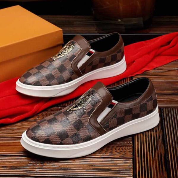 

Новые мужские повседневная обувь Мода дикий тренд круглый головной убор обувь носить легкий повседневная обувь высокого класса качества