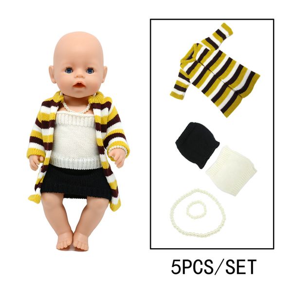 

1 piece 18 inches doll clothes - 18 inch baby doll clothes accessories set fits 16~18 indhes doll
