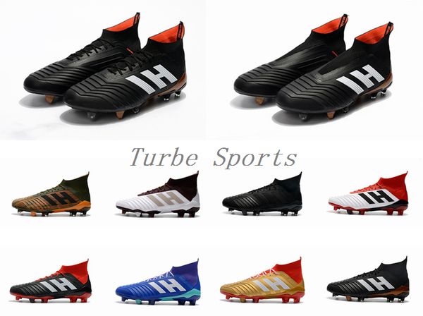 

2018 new predator 18+ 18.1 fg soccer cleats chaussures de football boots mens outdoor botas de futbol shoes ing