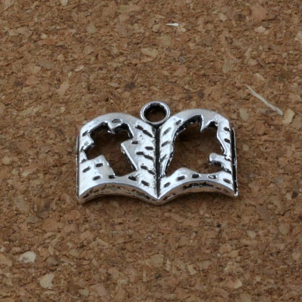 

горячо ! 100 pcscross забронировать подвески 200шт/много горячая распродажа старинное серебро diy ювелирных изделий 17x13.5мм, Bronze;silver