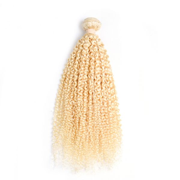 

Бразильский Кудрявый Вьющиеся Волосы Пучки 100% Человеческих Волос Ткать 613 Отбели