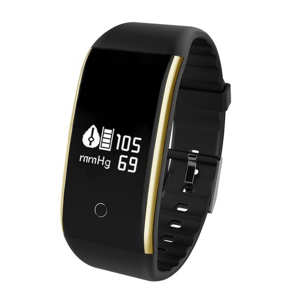 

v9 color oled screen smart healthy bracelet life waterproof pedometer tracking calorie sleep for android ios smartphones