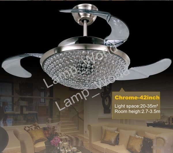 2019 42 Inch Modern Ceiling Fans Lights 220v 110v Remove