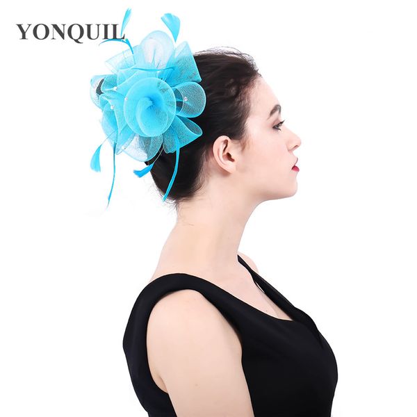 2018 New Arrival Hot Pink Crinoline Fascinators Hat Hair
