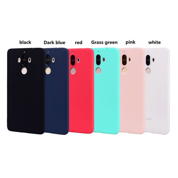 bumper Huawei y3 2017 celular-funda protección-case Back-Cover de silicona protección ultra-slim rojo