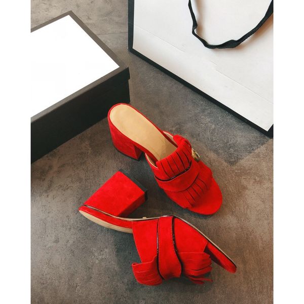 

New women beach leather lipper lingback hoe high heeled pump de igner ummer women open toe andal 35 40