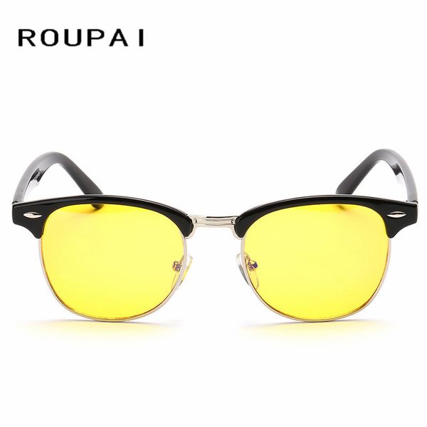 

roupai women's glasses computer goggles semilunar anti-blue ray radiation game semi-edge baggy glasses. male anti-blue light, White;black