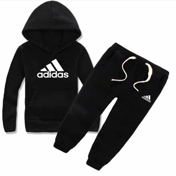 

2019 New classic Luxury Designer Baby t-shirt jacket Pants Two-piec 2-7 years olde Suit Kids fashion Children's 2pcs Cotton Clothing Sets