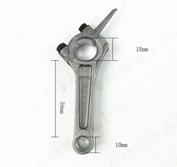 Biella adatta per motore cinese 152F 154F 2.5hp 98cc albero orizzontale biella biella trebbiatrice parti