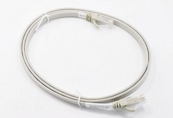 Super Alta Qualidade Linha de Cabo Plana CAT6 de Alta-Velocidade CAT-6 de Cobre Puro Gigabit Blindado RJ45 Linha de Cabo de Rede 25CR0-1K5700-L5R LX1452 0.8-1 M