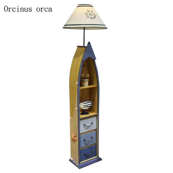 2019 Mediterranean Creative Lighthouse Floor Lamp Children S Room Bedside Lamps Can Be Remote Controlled Led Storage From Afantilamp