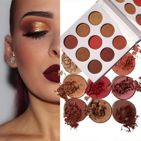 

9colors eye shadow palette natural shimmer matte eyeshadow powder brand professional eyes makeup pallete maquiagem xgj