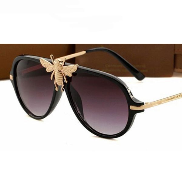 

Luxury sunglasses Bee Retro Sunglasses Men Women Fashion Shades UV400 Vintage Brand Designer sunglasses Oculos 47809 UV400