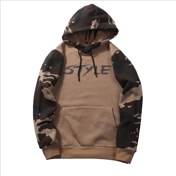 

Winter Autumn Men Sweatshirts Camouflage Mens Fashion Long Sleeve Casual Hooded Pullover Hoodie Plus Size S-XL