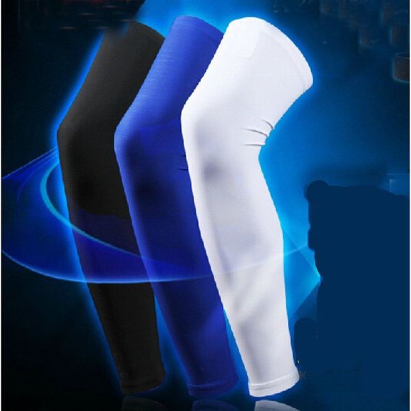 

outdoor men's leggings bike legwarmers sports safety running legging hiking basketball football leg protection, Black