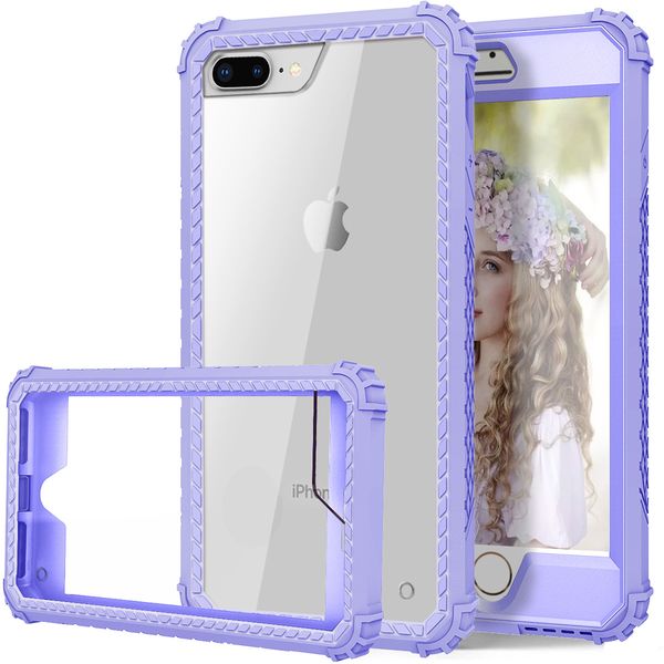 

luxury phone case shockproof full body cellphone case with tpu pc 2 layer impact protection designer phone case opp bag