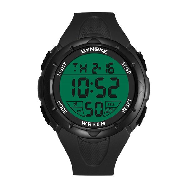 

synoke fashion men sports watches waterproof 30m outdoor fun digital watch swimming diving wristwatch reloj hombre montre homme, Slivery;brown