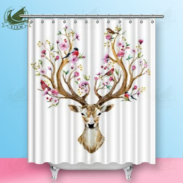 2019 Vixm Home Bird Butterfly And Flower Leaf Fabric Shower