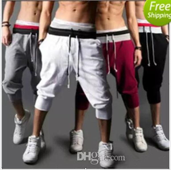 

wholesale-2017 new summer/spring men's casual pants men's pant popular youth sports pants male beach pants men's clothing, Black
