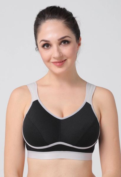 

anti-static,anti-uv,anti-bacterial,plus size,quick dry,breathable feature and shirts & female fitness sport bra, Red;black