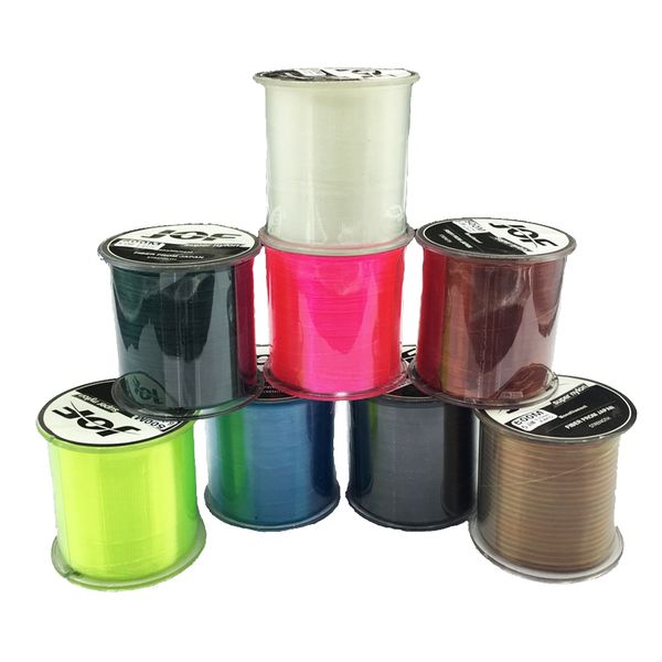 

jof 500m durable transparent fishing line super strong japan monofilament main rock nylon line fishing tackle