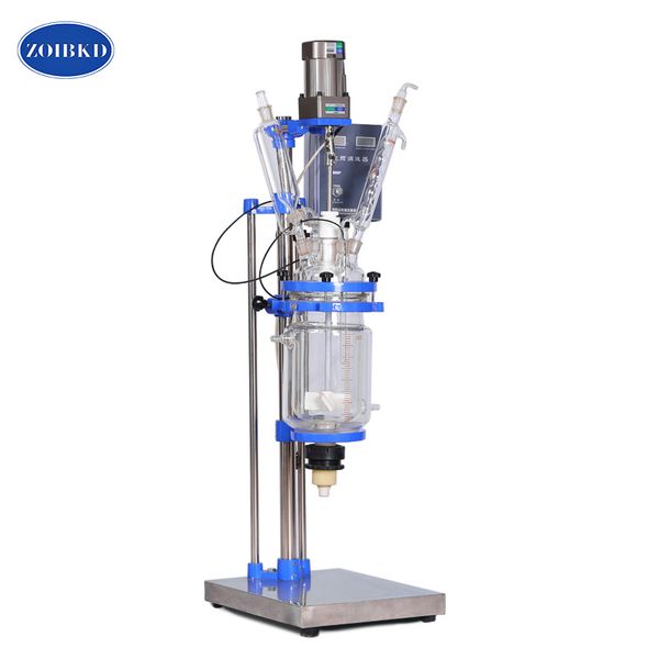

zoibkd lab s-3l high-efficiency lab chemical thermal vessels reactive glass reactor pilot plant manufacturer in china
