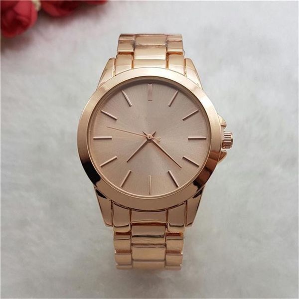 

Женская мода кварцевые odtches нержавеющая сталь классический простой Леди большой