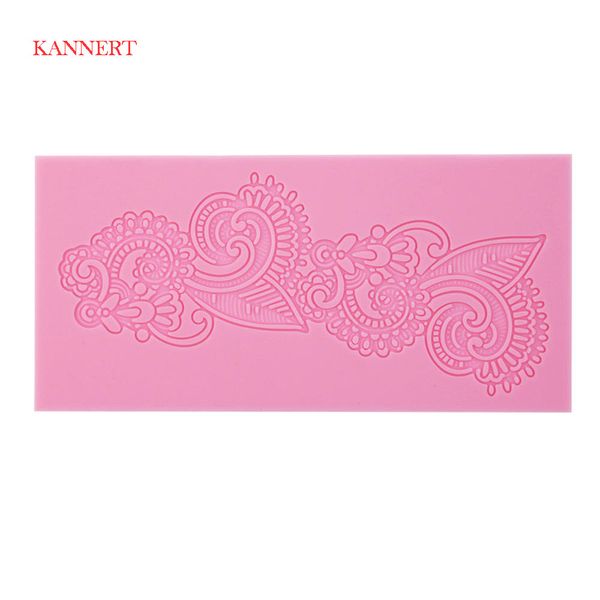 

kannert silicone impressing mold mat fondant cake sugar mould cooking tools flower decorating tools diy