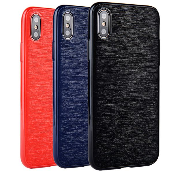 

for iphone x case retro apple phone 8 7 6s 6 plus back cover shockproof full protective tpu shell slim feel anti-fingerprint