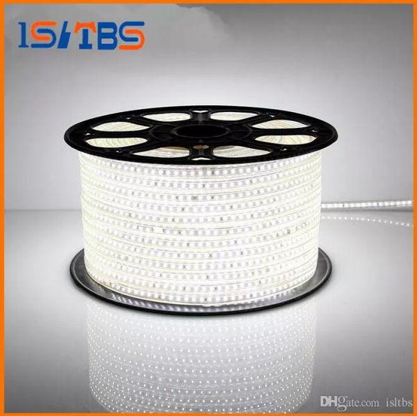 100 m 110 V 220 V Led Şeritler smd 2835 LED halat ışık IP67 Flex LED Şerit ışıkları Dış Aydınlatma dize Disko Bar Pub Noel Partisi